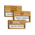 M116 Bamboo Faced Window Badge