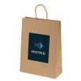 P074 Ashdown Medium Kraft Paper Gift Bag - Full Colour