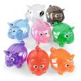 P045 Mini Plastic Piggy Bank - Full Colour