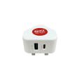 P025 3 Pin USB Type A to USB Type C Plug - Full Colour