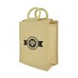 L135 Zipped Jute Bag - Full Colour